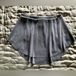 Bodile Ballet Gray Ribbed Skirt